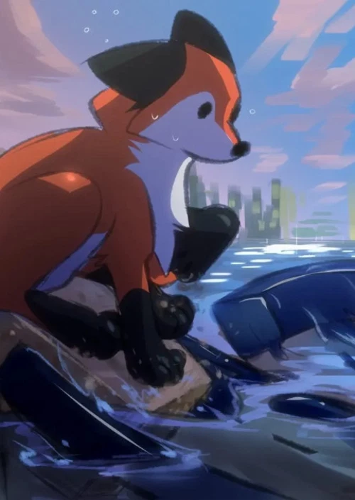 Кальмар и лиса / Squid and fox