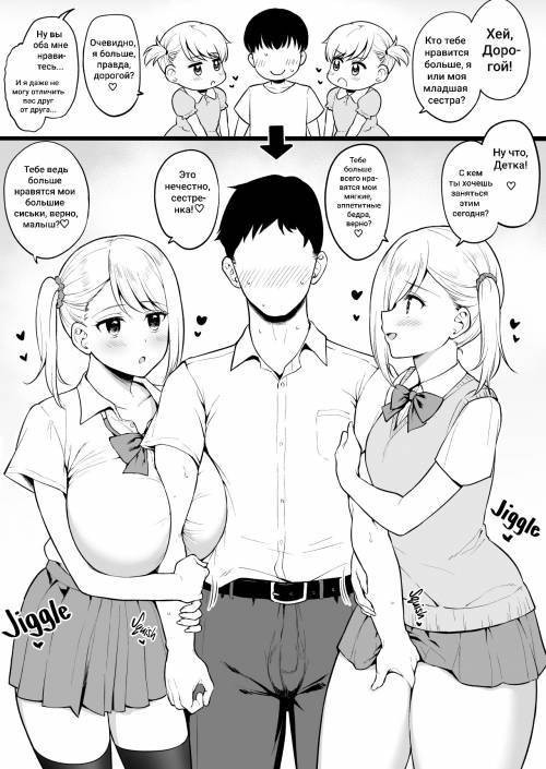 Twin Childhood Friends with Identical Faces but Opposite Body Types / Близняшки - подруги детства: лица одинаковые, а вот тела выросли совершенно по-разному